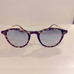 KREWE VALENCE SUNGLASSES in HERON + 24K TITANIUM